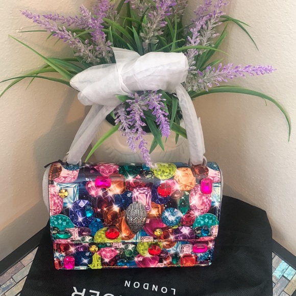 Kurt Geiger London Small Shoreditch Embellished Leather Crossbody Bag - Picture 6 of 17